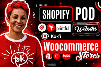 upload designs to your shopify woocommerce printify yoycol payhip kofi pod store