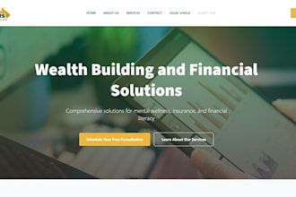 build a professional, insurance or real estate agency website, mobile responsive