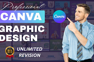 create professional canva graphic designs