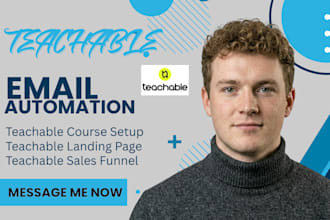 setup teachable email automation teachable online course teachable sales funnel