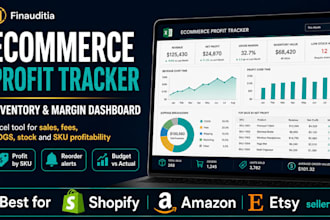 build an ecommerce profit tracker and inventory dashboard in excel