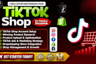 setup spainish tiktok shop tiktok product listing shopify dropshipping store