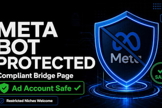 build a compliant landing page with bot protection for restricted niche
