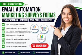email automation marketing surveys forms lead generation jotform questionnaires