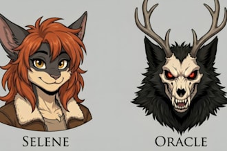 draw furry headshot fursona profile picture furry icon furry pfp furry portrait