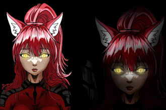 draw fursona profile picture furry headshot furry icon furry pfp furry portrait