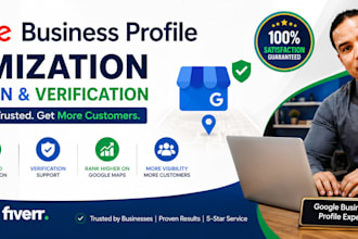 create , optimise , verify and manage google business profile