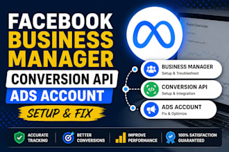 fix facebook business manager, meta conversion API, ads account
