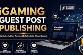 build guest post backlinks for gaming brands