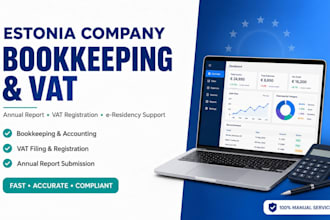 estonia company bookkeeping, vat registration, and annual report filing