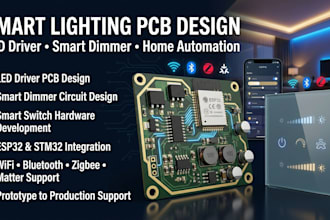 design led driver, dimmer smart switches and home automation hardware