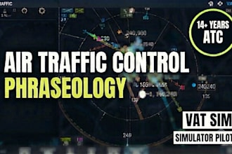 coach you in air traffic control phraseology and simulator radio communications
