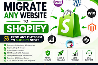 migrate shopify website to wordpress, woocommerce migration shopify migration