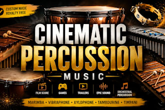 record percussion tracks with bass drum conga cowbell triangle an full drum set