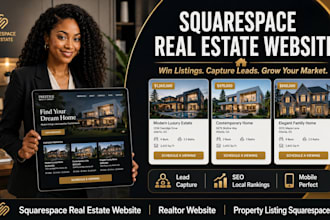 build squarespace real estate website squarespace property listing realtor