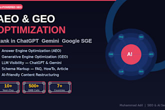do aeo and GEO optimization to rank in ai search and llms
