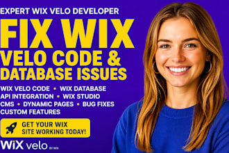 fix wix velo code wix database wix api integration wix studio bugs dynamic pages