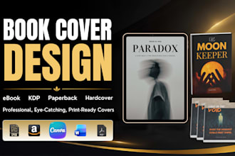 design ebook, KDP book cover, paperback cover, hardcover