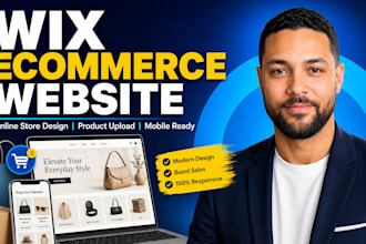 design wix ecommerce website, wix online store design and store setup