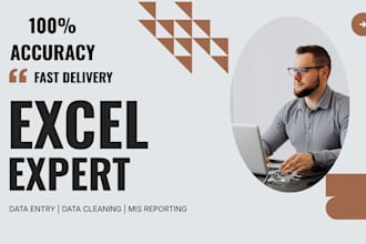 do professional excel data entry, data cleaning,and mis reporting