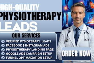 500 exclusive physiotherapy leads generation monthly via google facebook ads