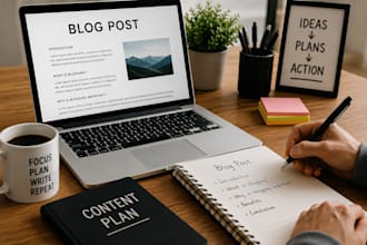write original blog posts and website articles