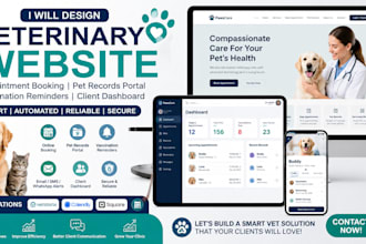 veterinary appointment booking pet records portal vaccination reminders website