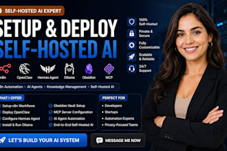 setup openclaw hermes agent n8n ollama obsidian vault mcp self hosted ai