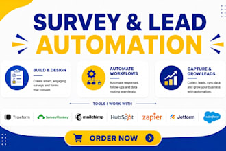 setup typeform surveymonkey mailchimp zapier forms jotform hubspot salesforce