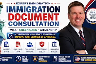 provide immigration document consultation for visa, citizen and green card cases