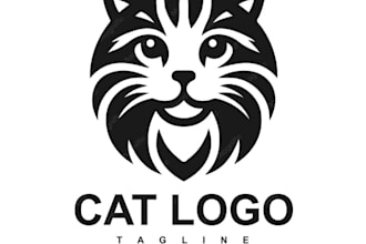 design animal pet dog and cat logo