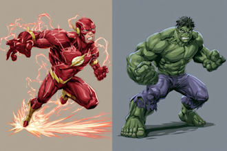 do a superhero comic