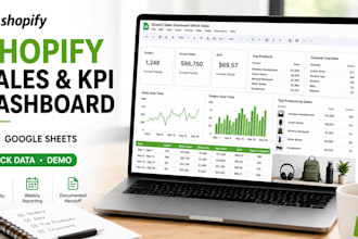 build a shopify sales report dashboard from your csv