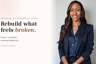 be your christian accountability coach with prayer