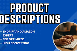 write shopify product descriptions for dropshipping