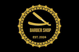 design vintage barber shop logo for your business