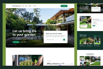 design lawn care website gardening landscaping website lawn care landing page