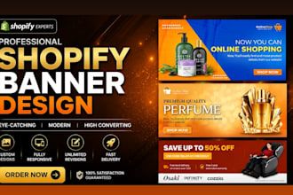 design shopify banner, website banner, hero image design shopify website banner