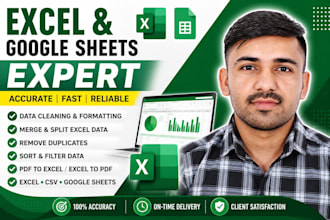 clean, merge, format, and validate excel or CSV data