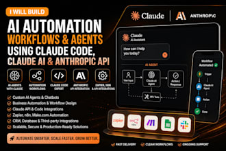 build ai automation workflows agents using claude code claude ai anthropic api