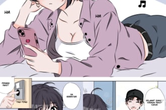 draw a comic or manga