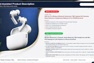 create high converting product listings for amazon  etsy
