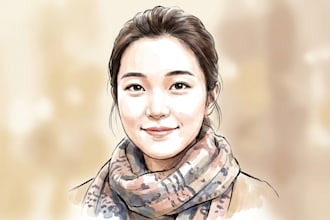 draw portrait avatar cartoon from photo