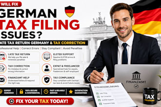 fix german tax filing issues late tax return germany and tax corrections