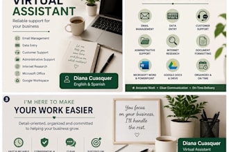 be yourvirtual assistant for data entry and customer support