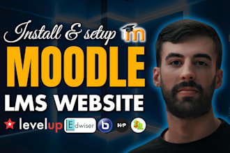 install, setup and configure your moodle lms elearning website with plugins