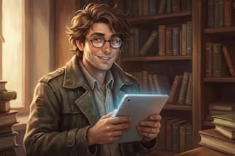 draw semi realistic of your character