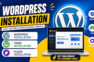install wordpress,theme and plugins