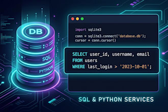 write sql queries, import CSV data, and optimize your database