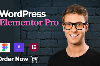 do elementor website design, wordpress elementor, elementor pro